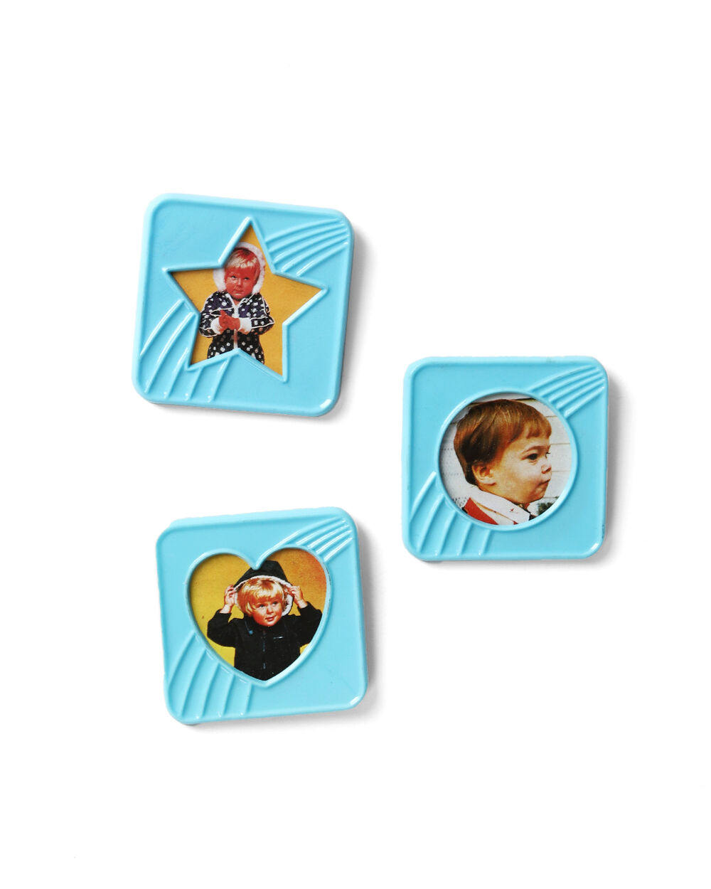 미드나잇서비스 [MAG-NEATO] MAGNETIC PICTURE FRAMES, BABY BLUE - 위시버킷