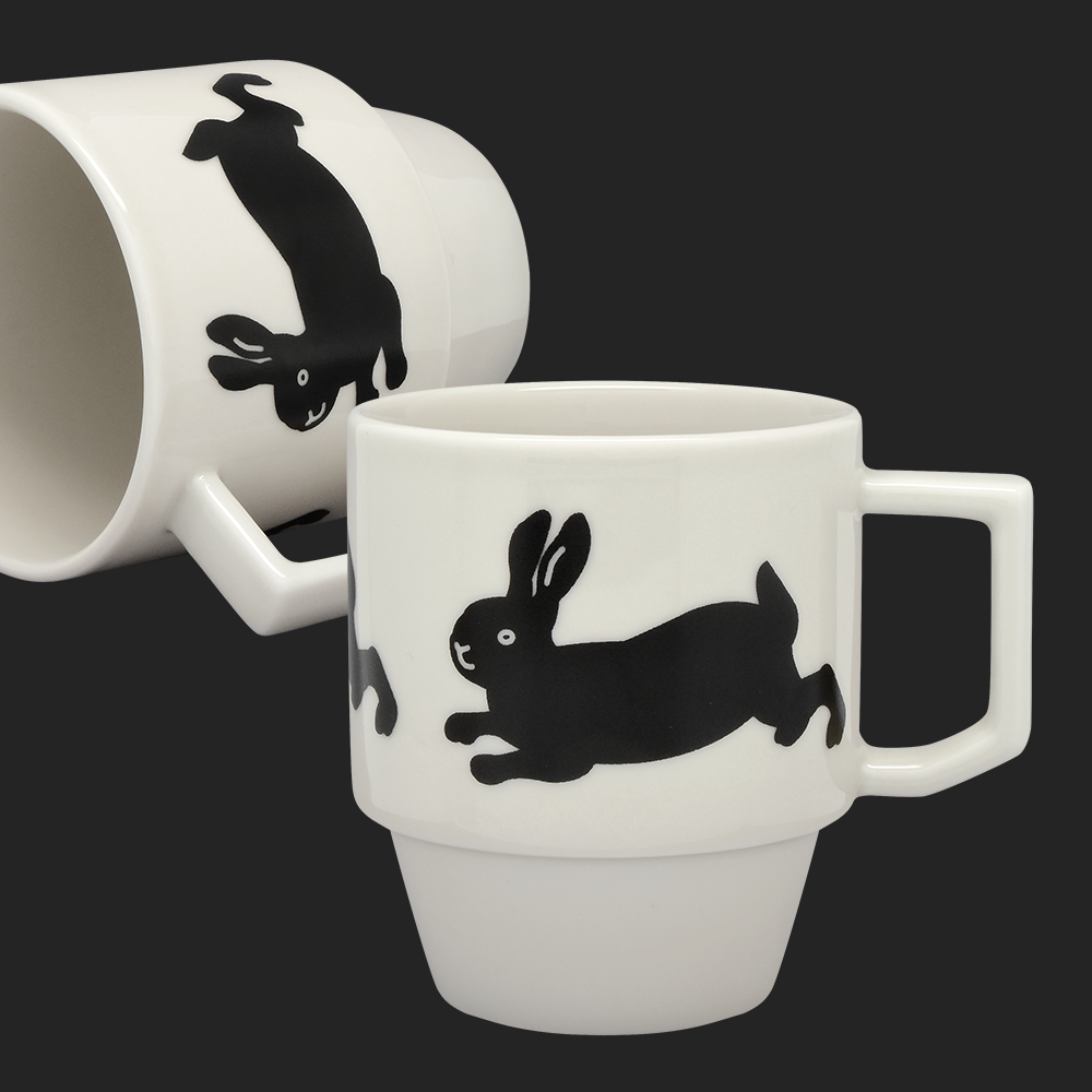 【kitty bunny pony】Block Mug 키티버니포니 kitty bunny pony
