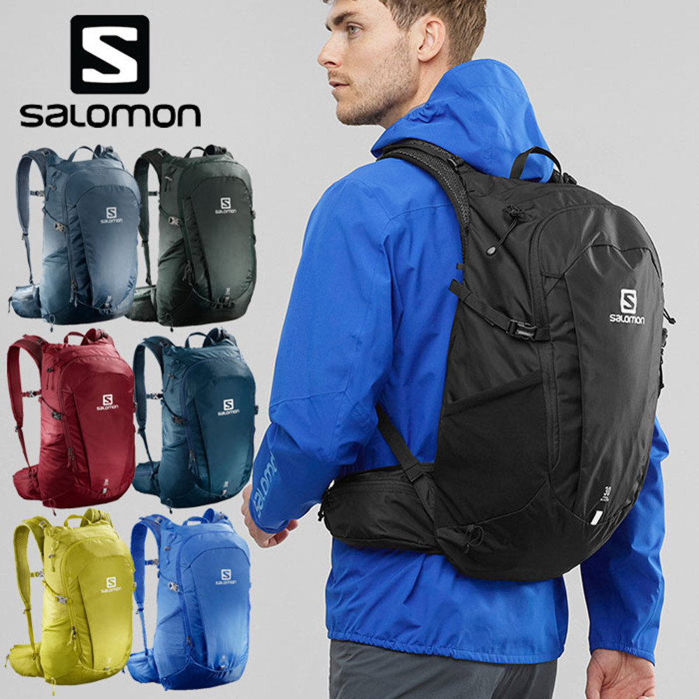 SALOMON TRAIL BLAZER 30 ブラック SALOMON TRAILBLAZER 30 BLACK/BLACK - Trail running bag
