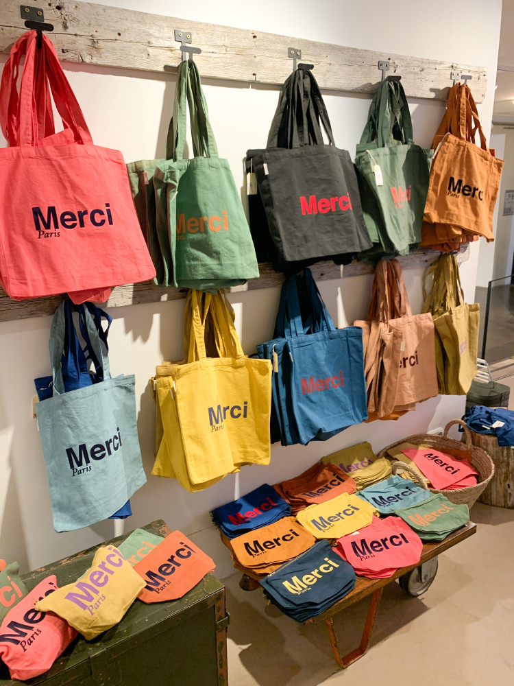 merci. 멜시  메르시 MERCI 메르시 에코백 미니 사이즈 파리 편집샵 정품 (19
