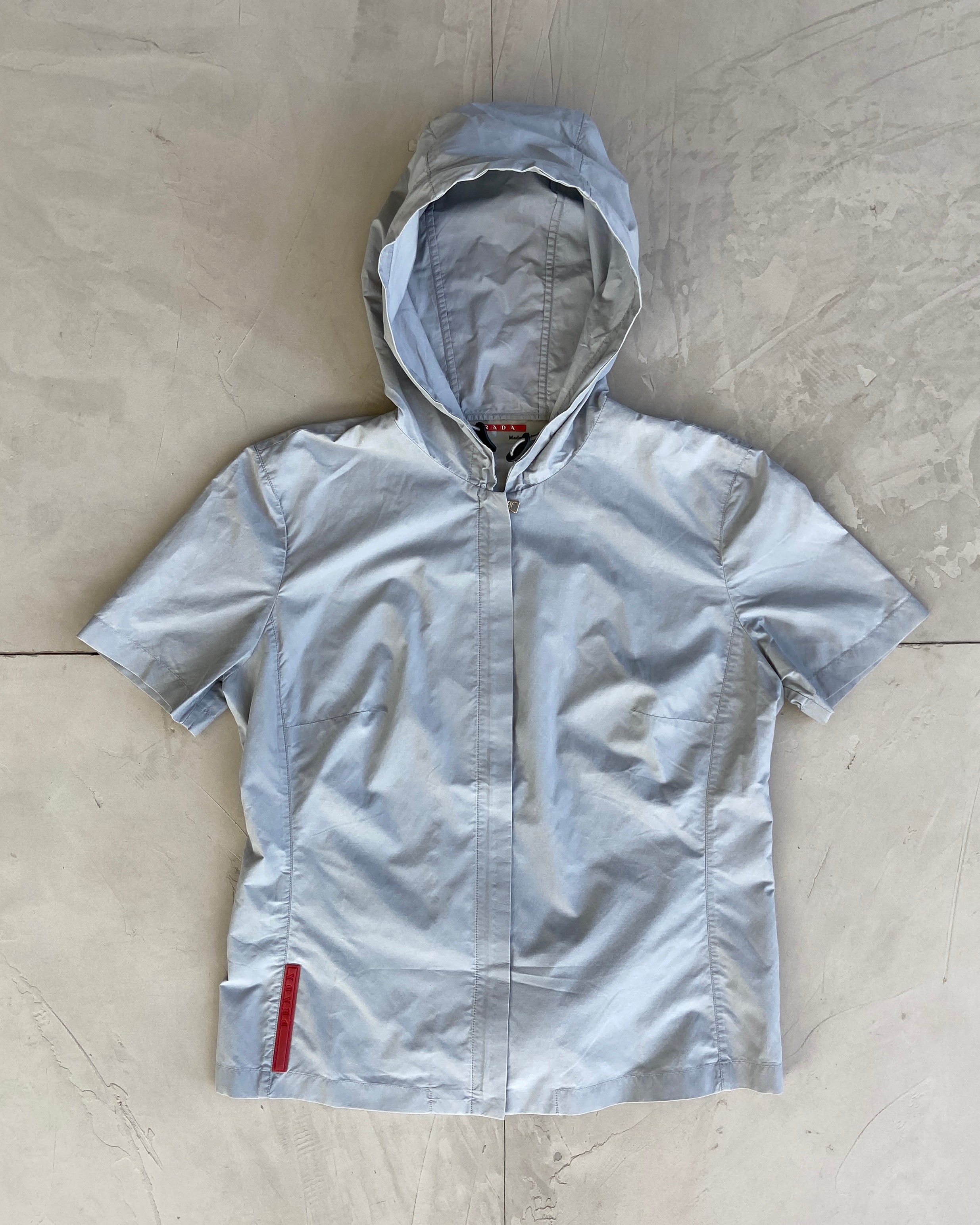 프라다 PRADA SPORT SS1999 HOODED ZIP-UP TOP - M - 위시버킷