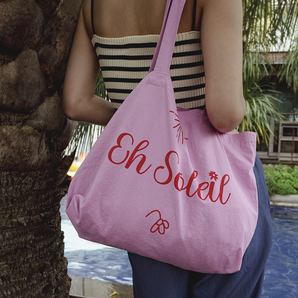 펀프롬펀 EH SOLEIL ECO BAG, PINK - 위시버킷