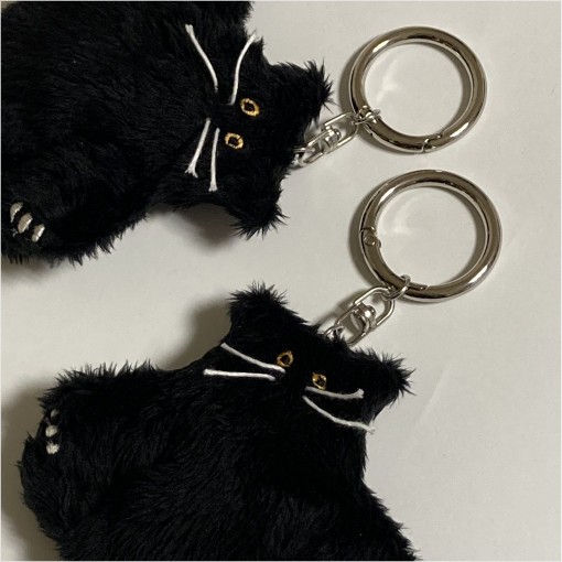 딩풋 [딩풋] Black cat tap-toe keyring 고양이 마그넷 키링 - 위시버킷