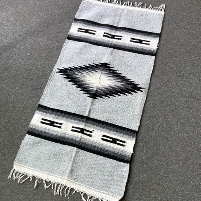 칠라이프 [U.S.A]70s chimayo pattern blanket rug. - 위시버킷