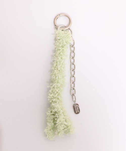 치팅오이스터 치팅오이스터(CHEATING OYSTER) CATERPILLAR KEY RING / GREEN (송충이 키링 ...