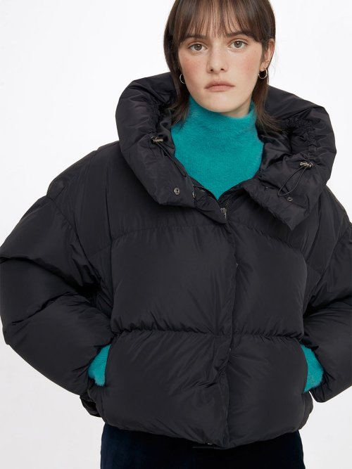 레이브 Hood Goose Down Padding in Black VP3WM422-10 - 위시버킷