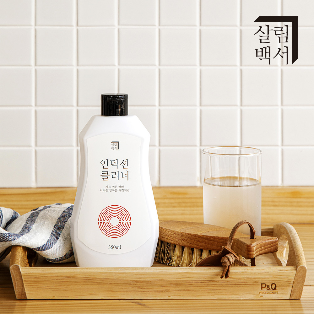 살림백서 살림백서 인덕션 클리너 하이라이트 청소 전용세제 세정제 350ml 전용스크래퍼포함 - 위시버킷 image.