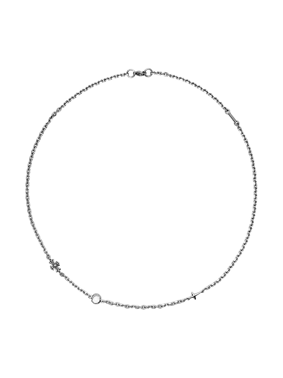 악시 스튜디오 Cross link chain necklace - 위시버킷