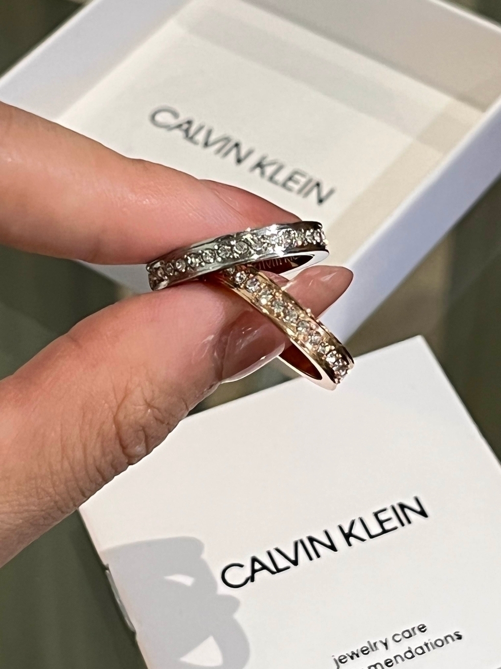 Couple rings calvin klein Clearance