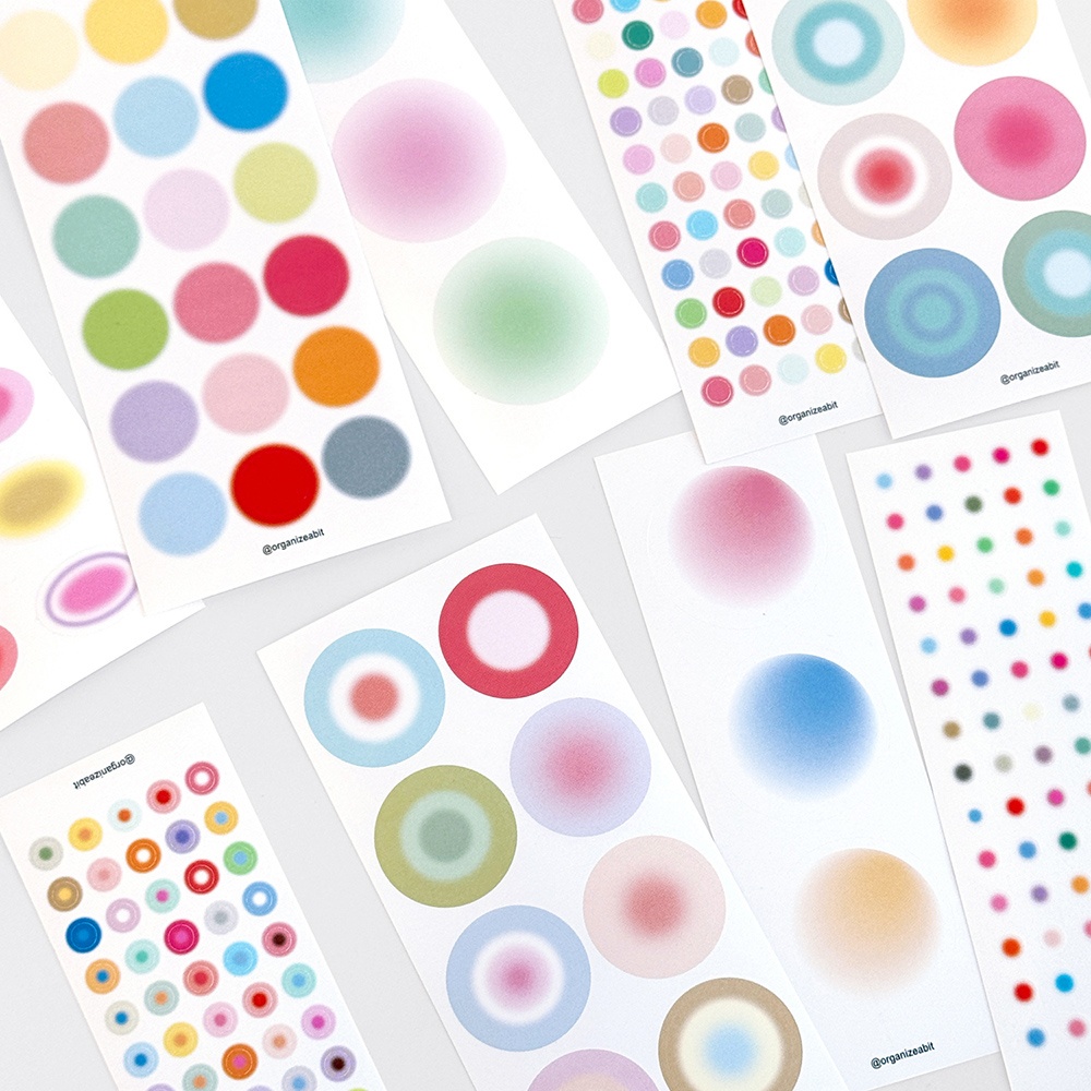 오에이비 blur sticker pack circle - 위시버킷