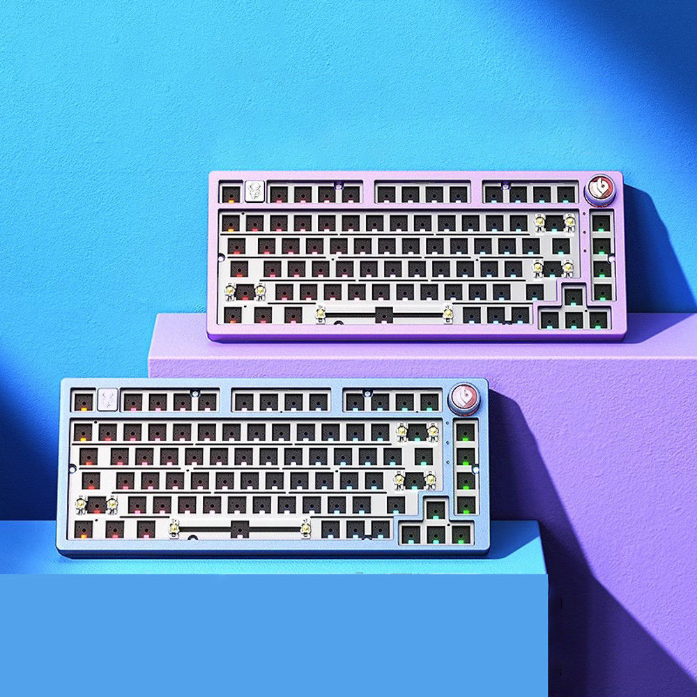 레오보그 LEOBOG Hi75 핫스왑 기계식 키보드 커스텀 diy 키트 81키 맞춤형 RGB - 위시버킷