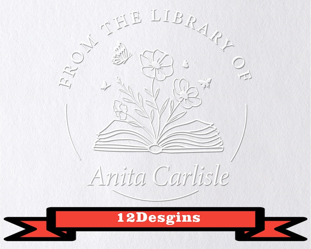 Personalized Book Embosser Cat