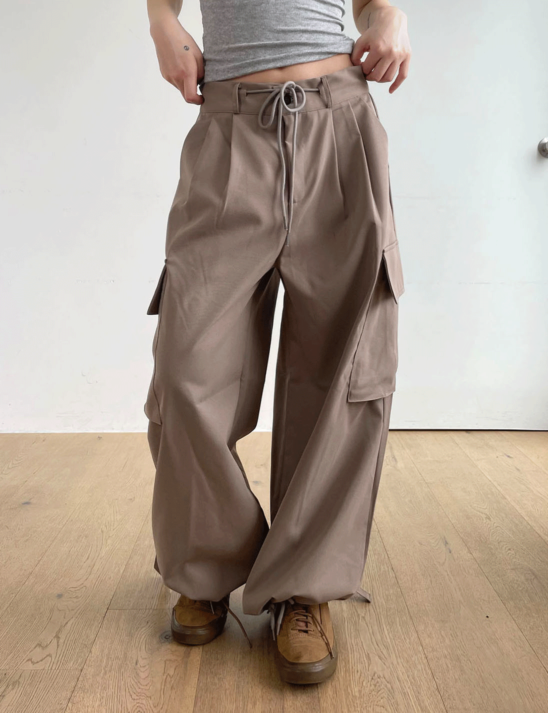 이너뮤트 strap cargo pants (3color) 위시버킷