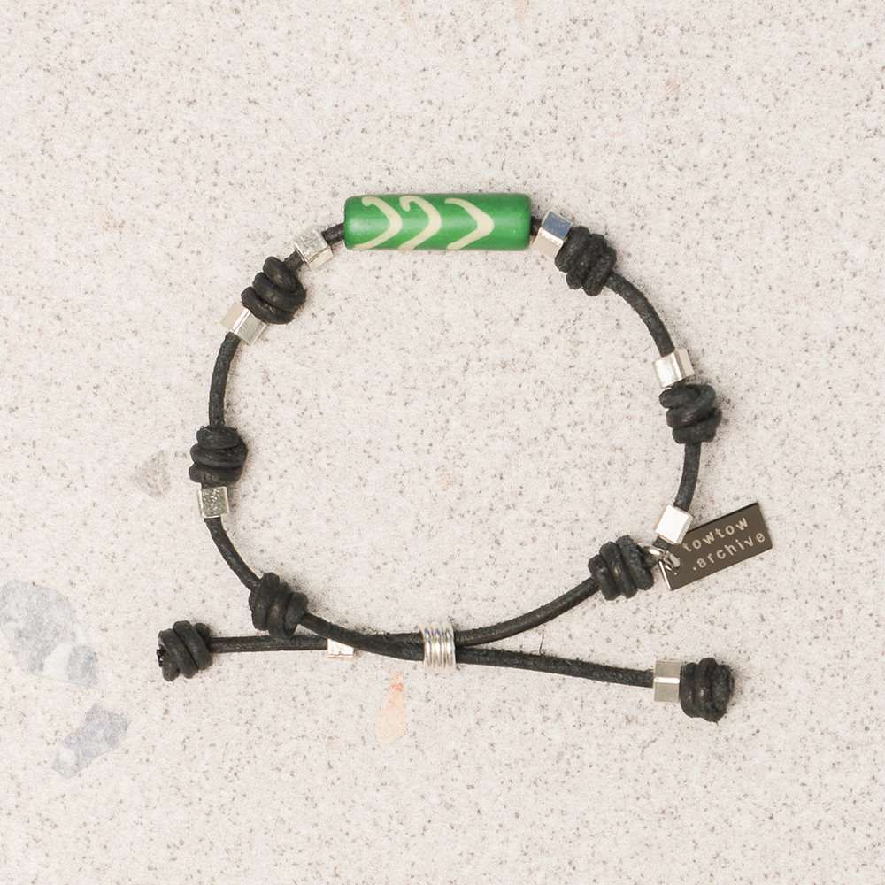 ●tow tow archive● New Ethnic Wave Bracelet Black TBH42ABTB MUSINSA | TOWTOW ARCHIVE New Ethnic Wave Bracelet Ecru