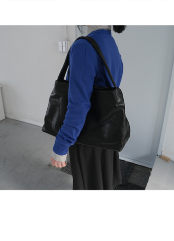 에프터먼데이 big leather shoulder bag (2c) - 위시버킷