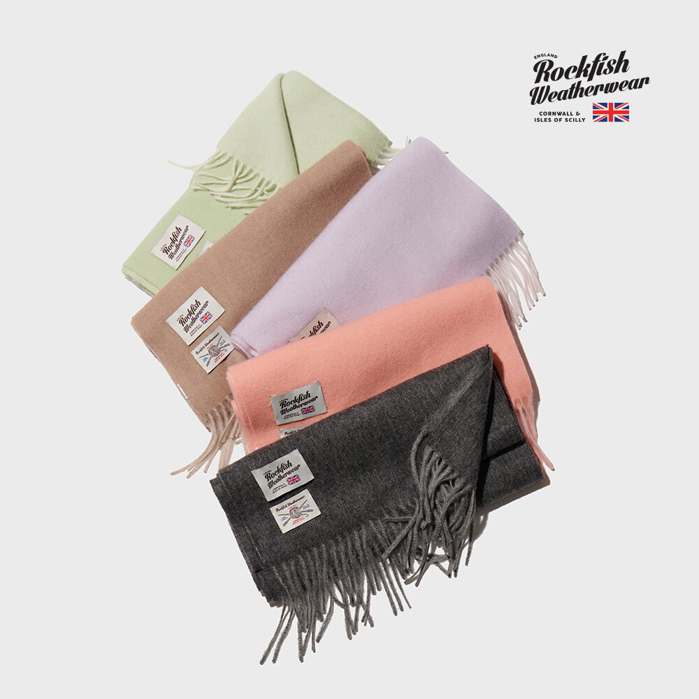 락피쉬웨더웨어 BRITISH WOOL MUFFLER TWO TONE 5color 위시버킷