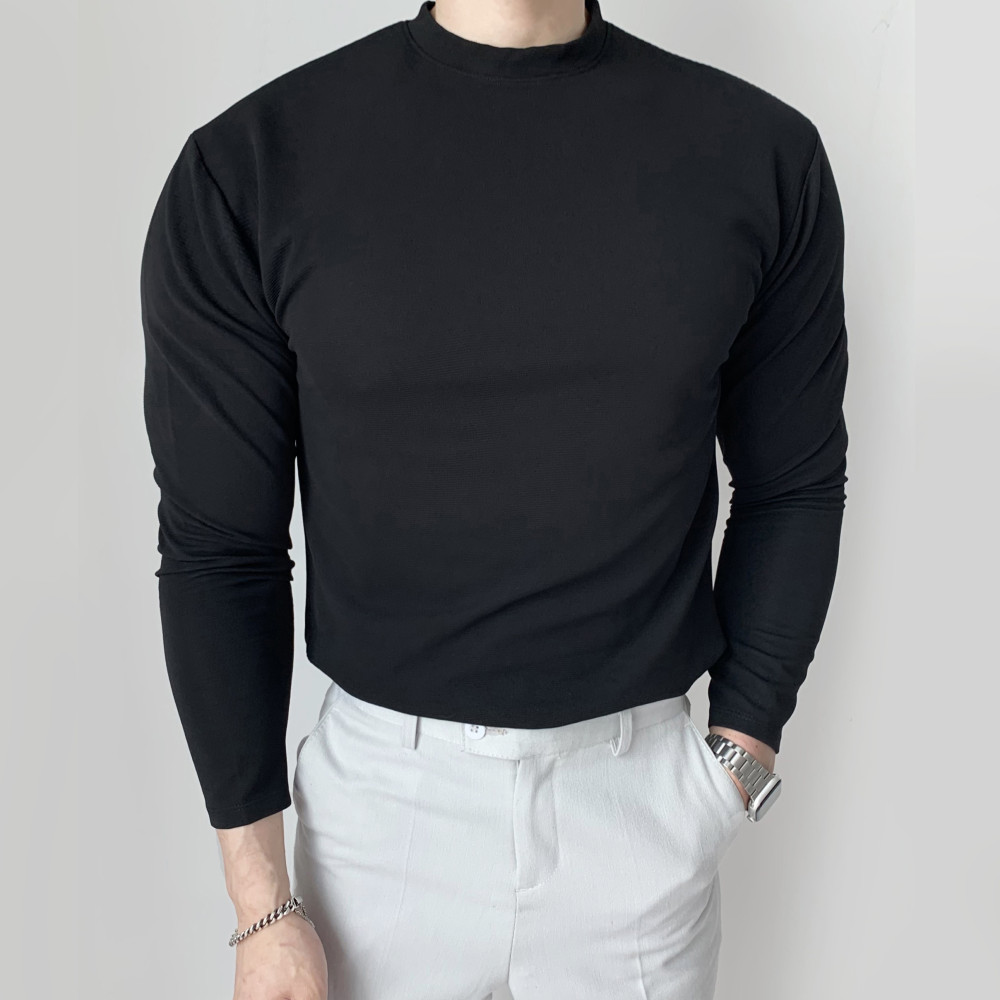 노 네임드 노네임드 뉴테크 코듀로이 머슬핏 긴팔 남자긴팔티 남자티셔츠 남자무지긴팔 가을 겨울 8컬러 - 위시버킷