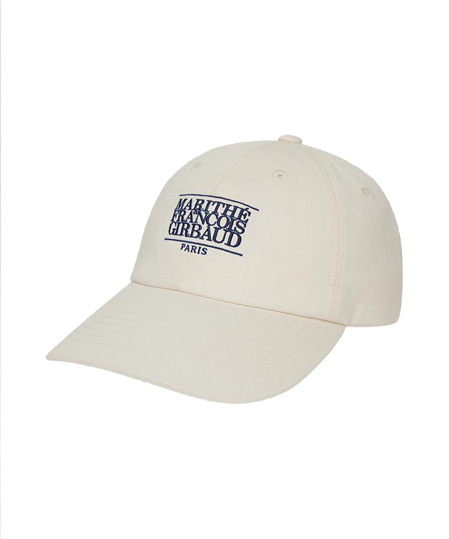 Marithe SMALL CLASSIC LOGO CAP IVORY_OS White main image 0