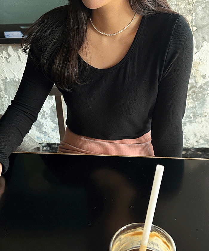 트로브 Basic Rib Tee (2Colors) 위시버킷