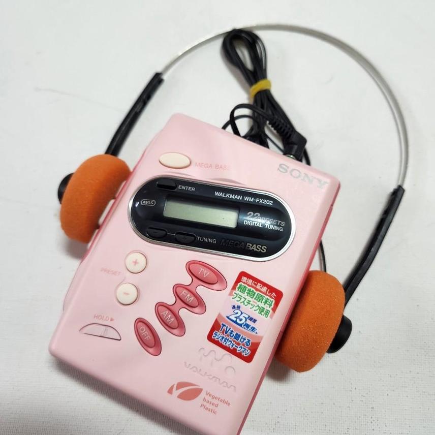中古品】 SONY WM-FX202 PC CFウォークマン (ピンク) (shin 中古】SONY
