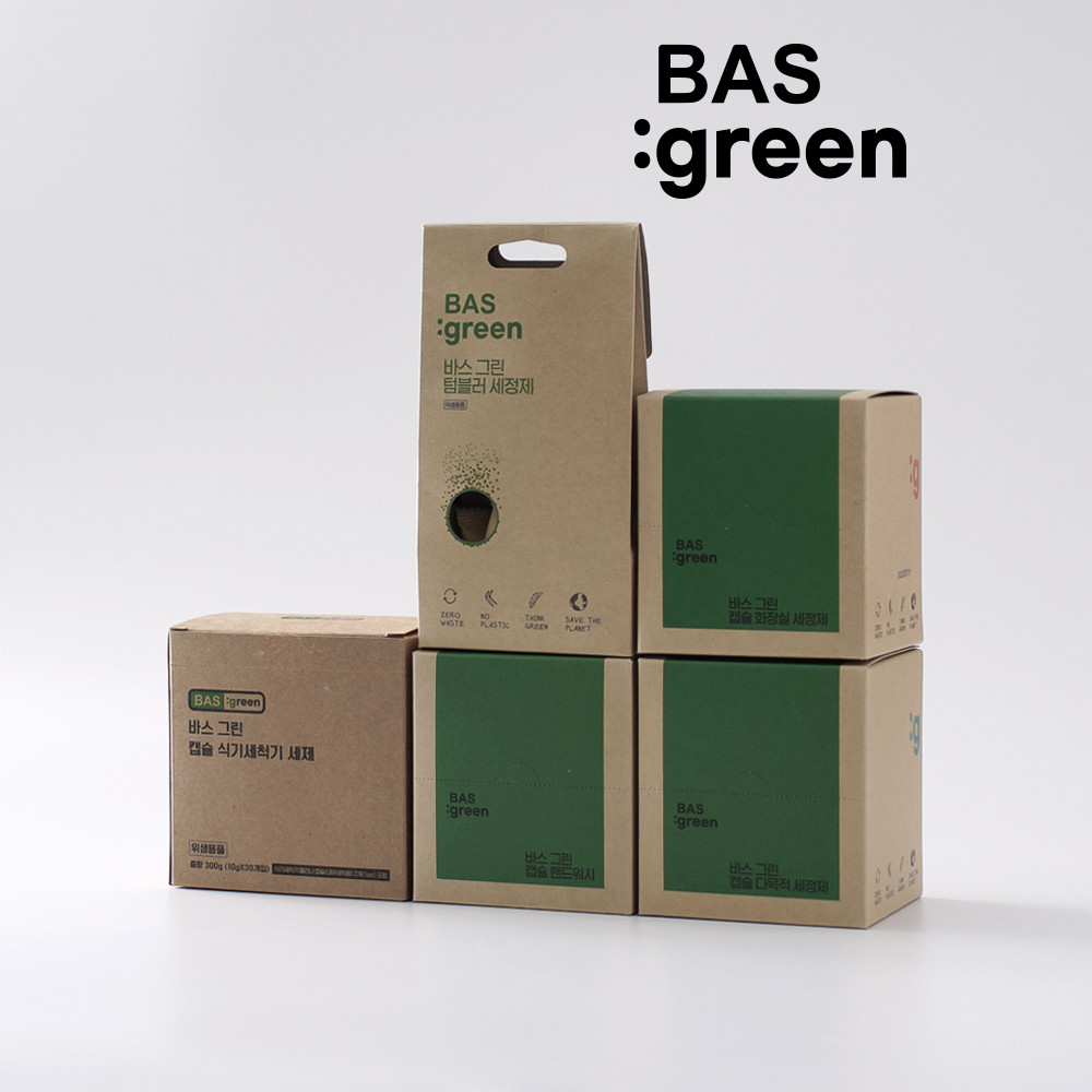 바스 BAS BAS Green 친환경 다용도 세제 생분해 플라스틱제로 - 위시버킷