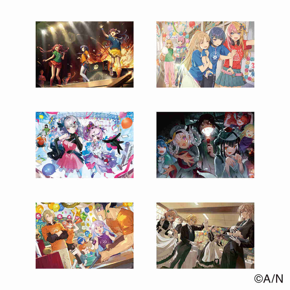 니지산지 イメージビジュアル ポストカードセット【にじフェス2023