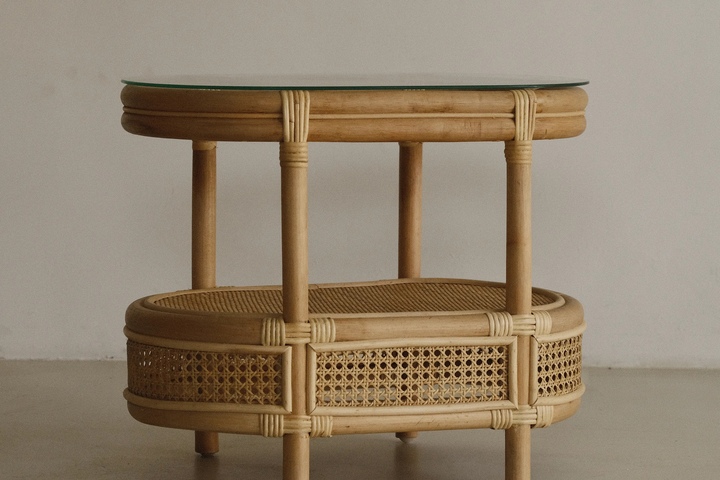 빌리노어 Camila Side Table - 카밀라 라탄 침실 사이드 테이블 - 위시버킷