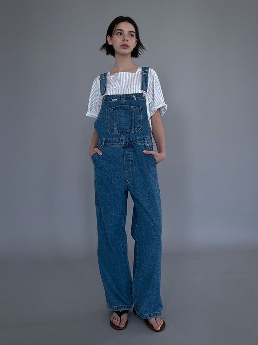 스튜디오 솔트 [SALT Label] BOY DENIM OVERALL - 위시버킷