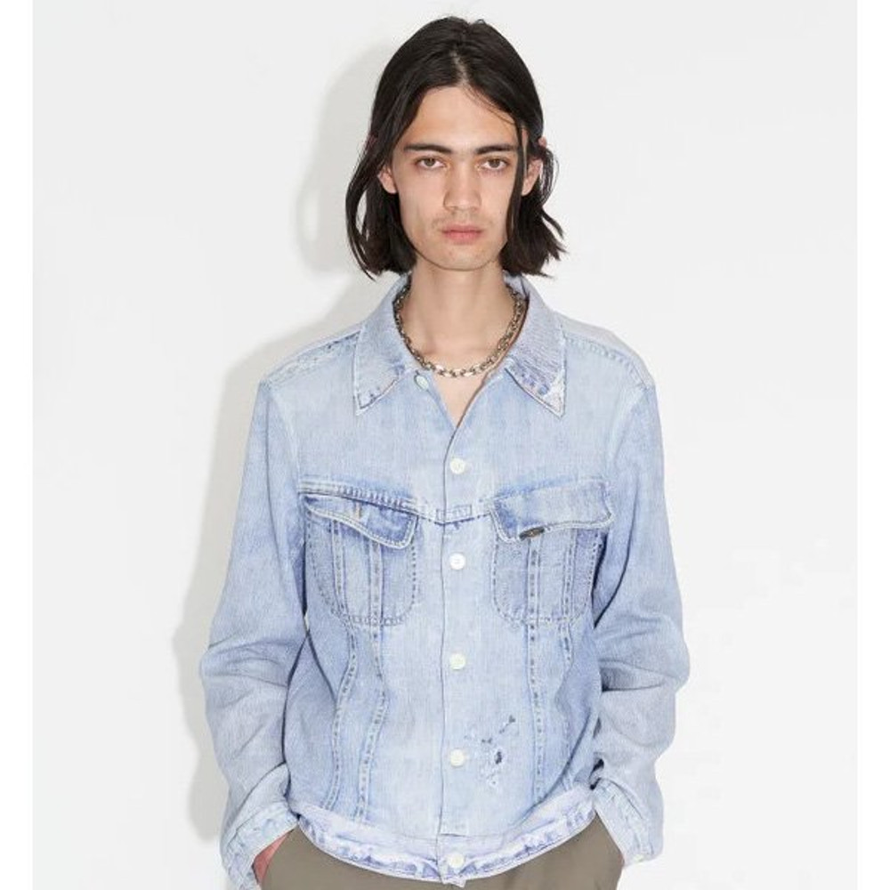 ジャケット・アウター OUR LEGACY Rebirth Pleated Shirt Digital Our Legacy Rebirth Pleated Shirt - Digital Rodeo Print