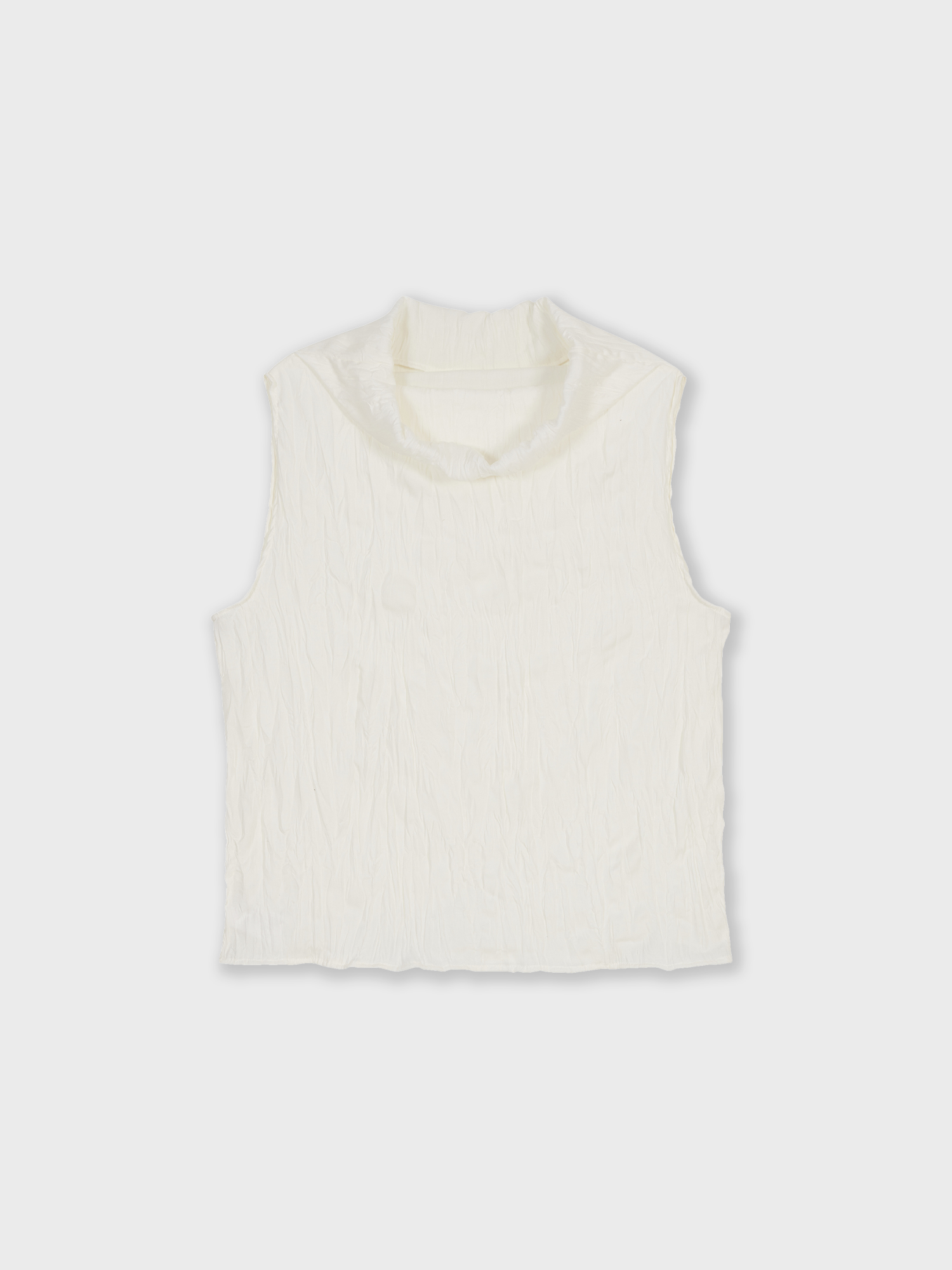 메종보울룬 WRINKLE VEST - CREAM - 위시버킷