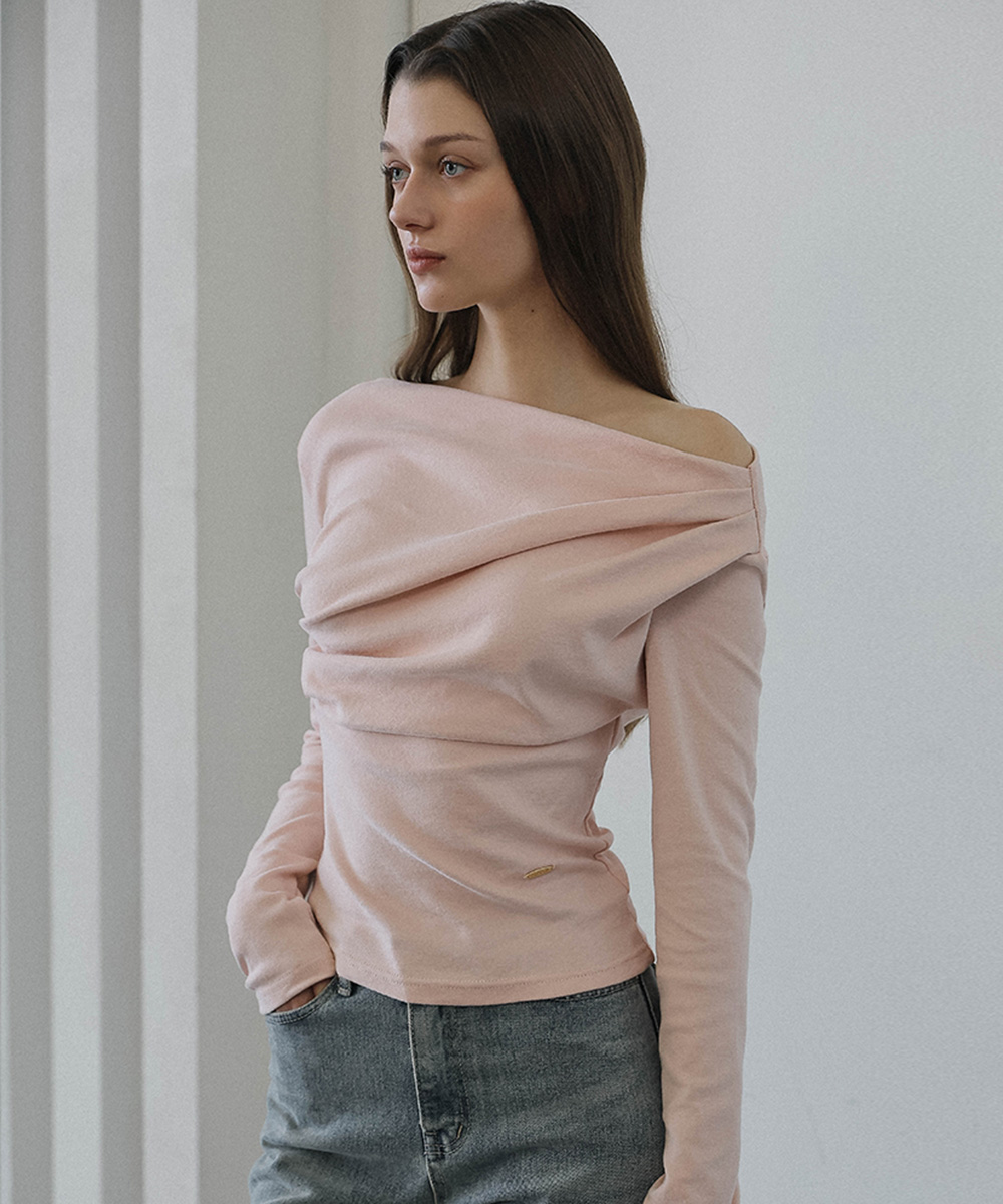 드헤베 드헤베 One Off-shoulder Sleeve [5Color] - 위시버킷