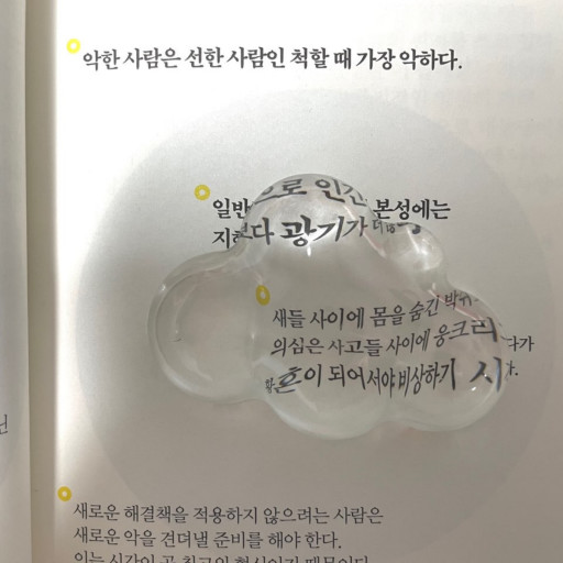 리튼스튜디오 [B급 할인] 무배 투명 구름 문진 - 위시버킷