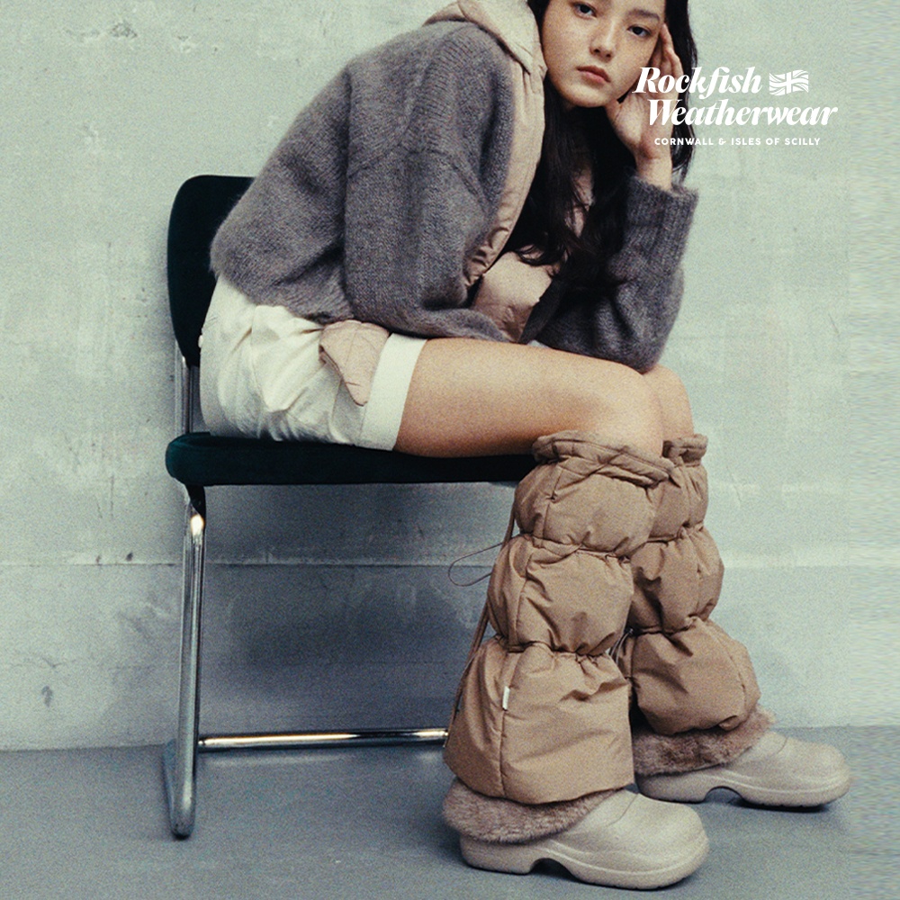 락피쉬웨더웨어 PUFF PADDING LEG WARMER 4color 위시버킷