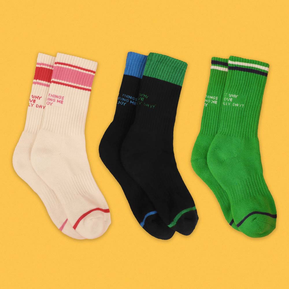 오롤리데이 [O,LD! X I hate Monday] Socks_back message - 위시버킷