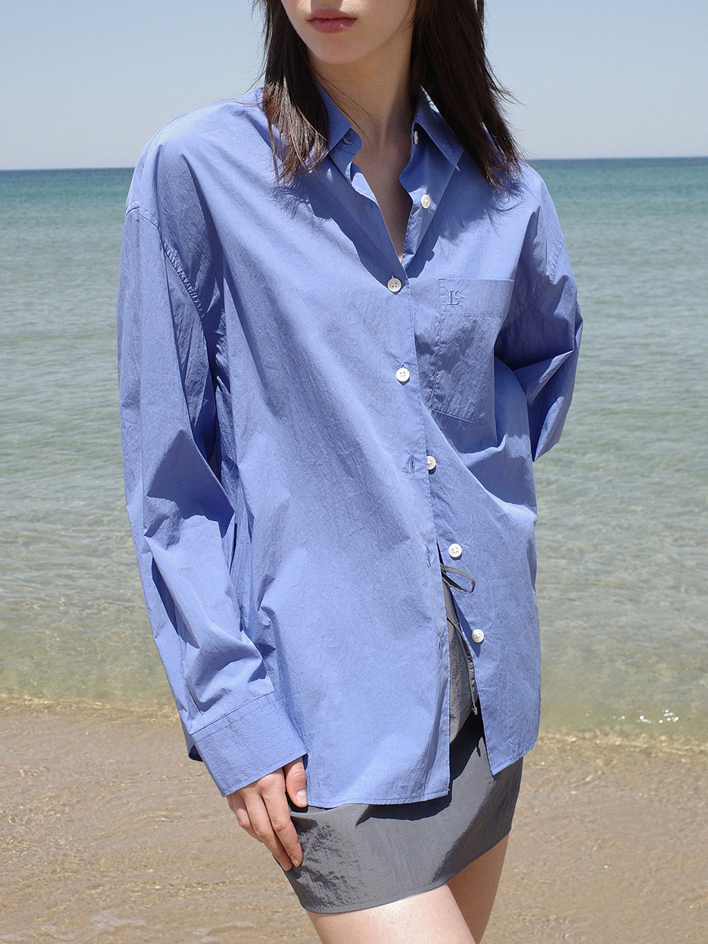 로우클래식 Lc SHIRT_BLUE - 위시버킷