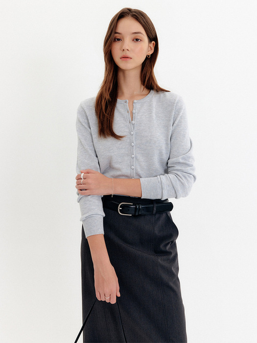 룩캐스트 [단독]사라 버튼 니트 가디건 / SARAH BUTTON KNIT CARDIGAN_6colors - 위시버킷