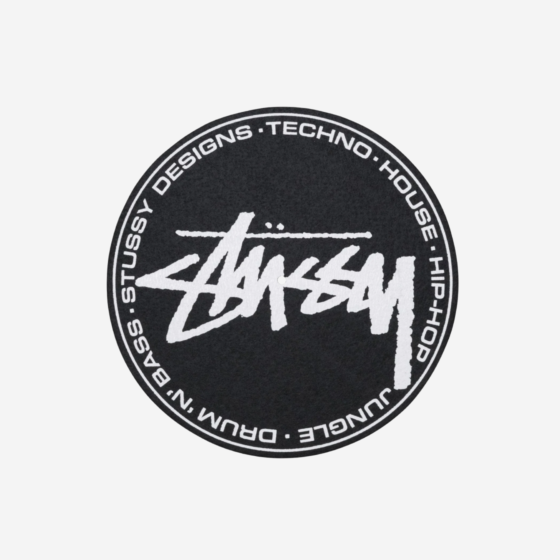 その他 STUSSY 12 POST MODERN SLIPMATS BLACK 1000% authentic rare PAIR of Stussy genuine 12” vinyl record