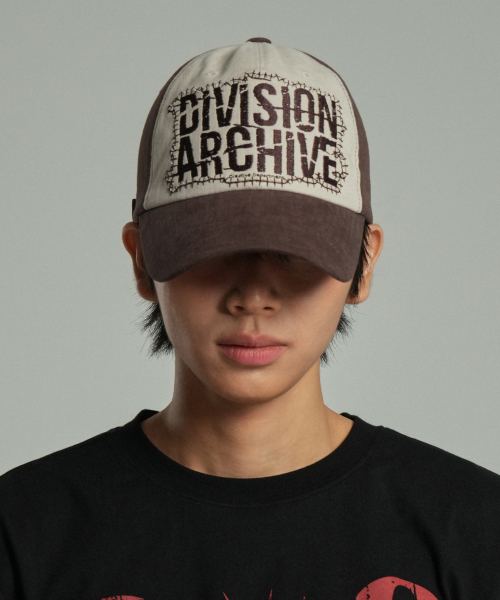 아이돈워너셀 Division Archive Maxi Cap Brown/Beige - 위시버킷