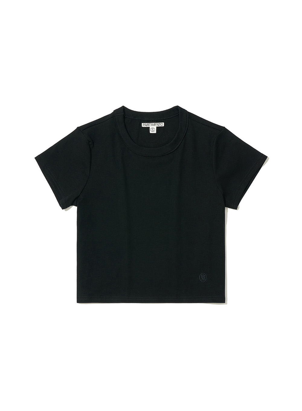 파르티멘토 [WOMEN] SYMBOL SHORT SLEEVE TEE_BLACK 위시버킷