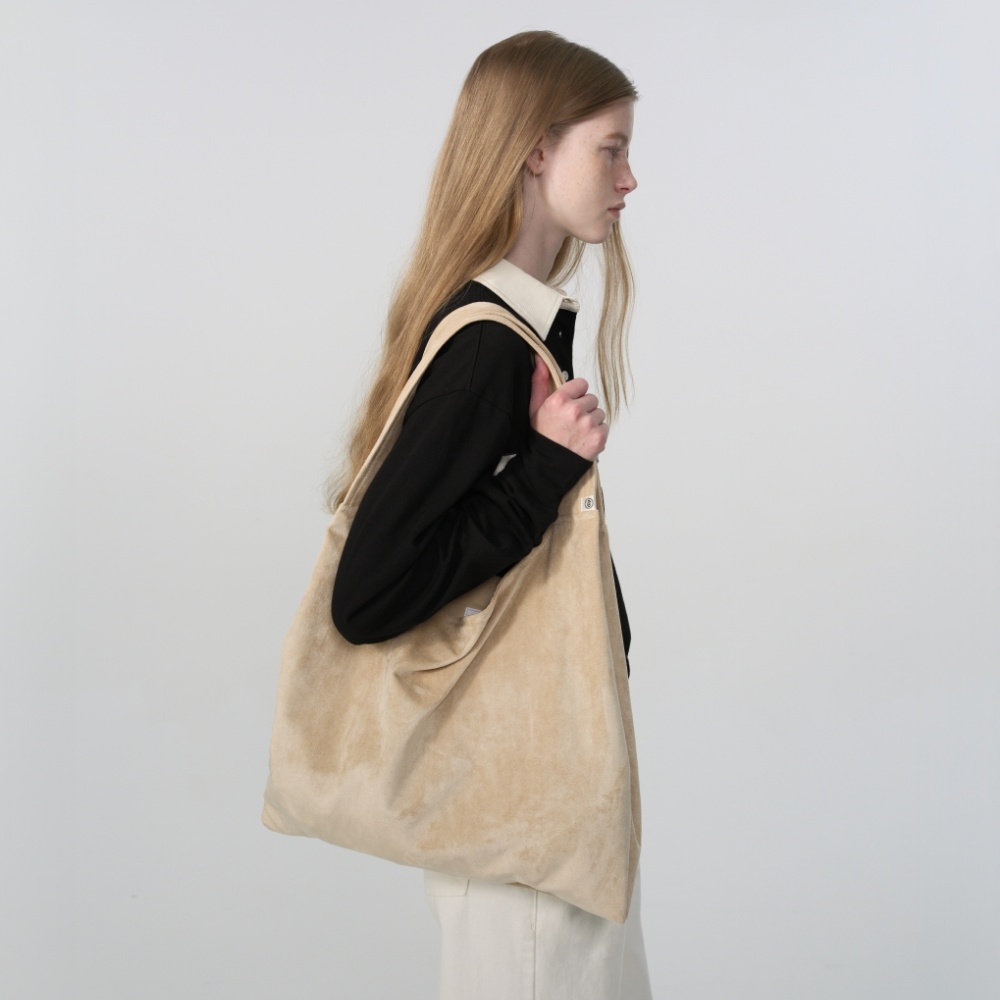 드파운드 pera bag (suede) - light beige - 위시버킷