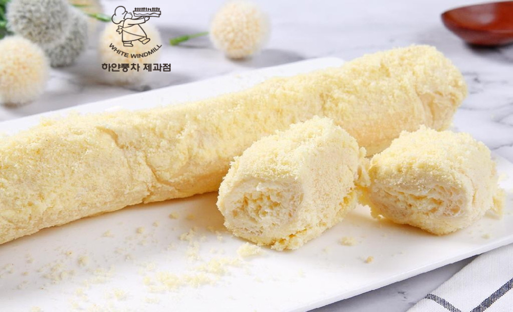 하얀풍차제과점 화이트롤 카스테라생크림빵