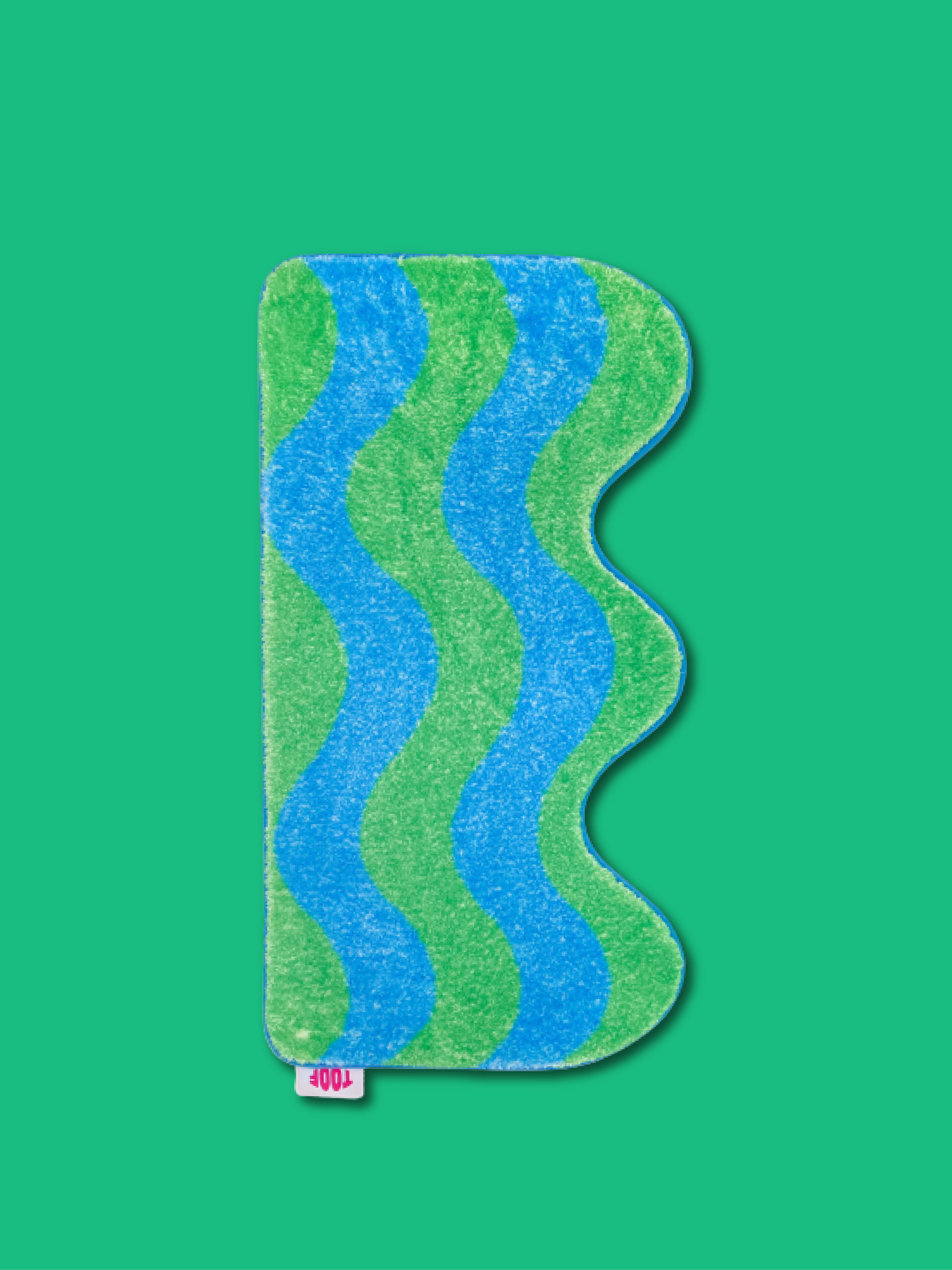 투프 TOOF WIGGLY RUG - GREEN / BLUE - 위시버킷