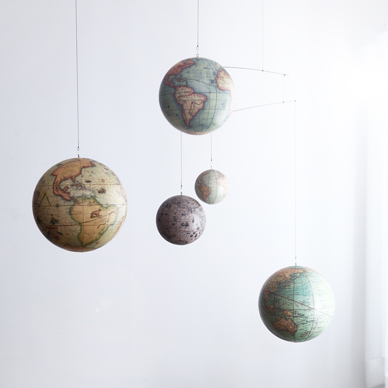 아트웍스코리아 Authentic Models 지구본 모빌 위시버킷