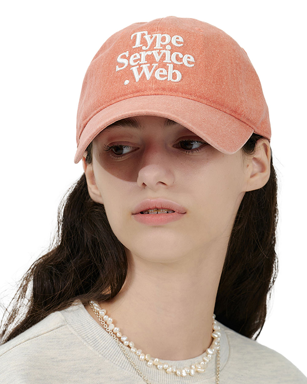 타입서비스 Typeservice Web Cap [Light Orange] - 위시버킷