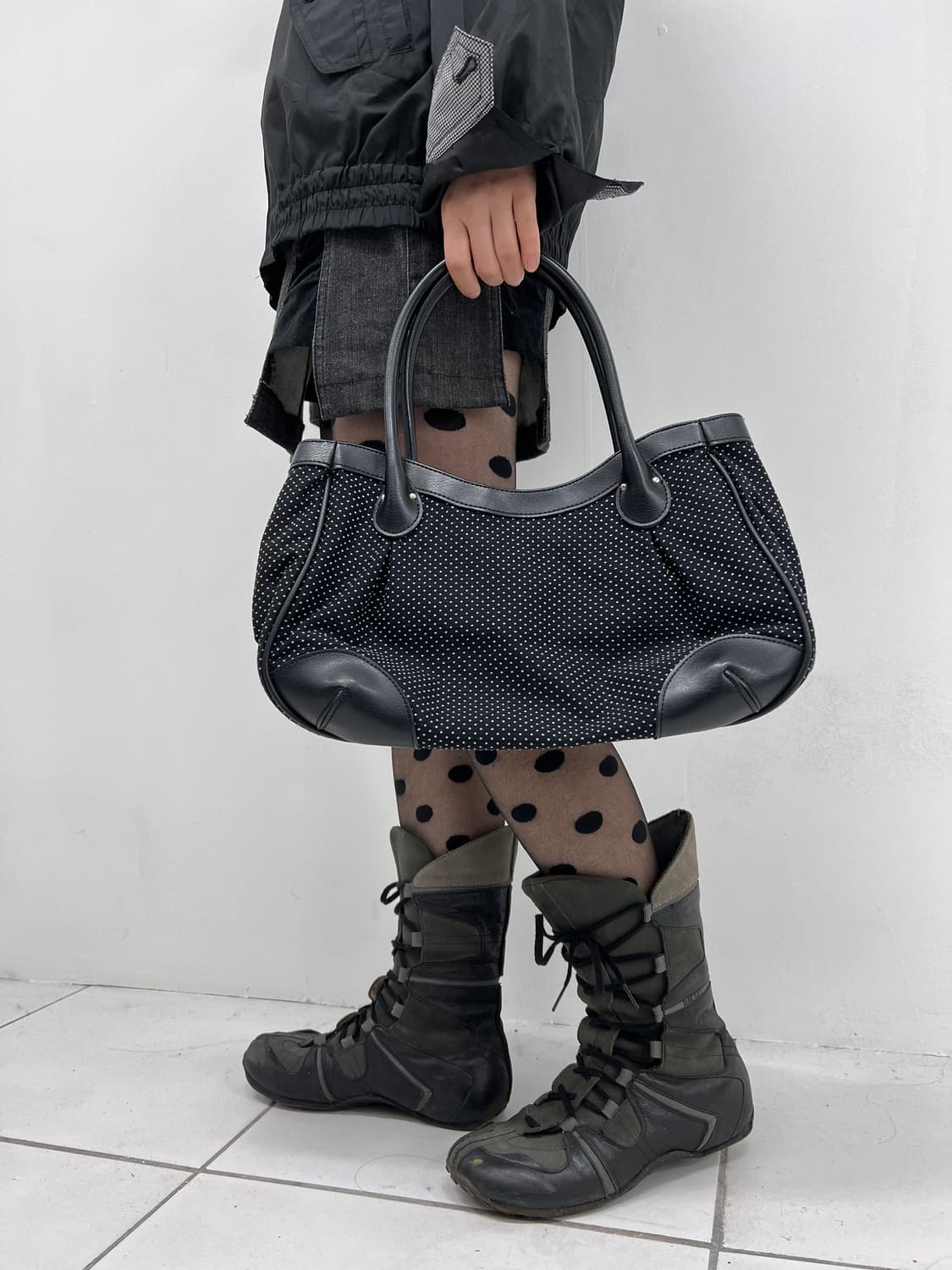 受注制【nmtc+】dot shoulder bag  (3color)