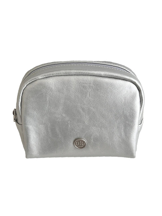 펄럭 enough pouch_silver M - 위시버킷