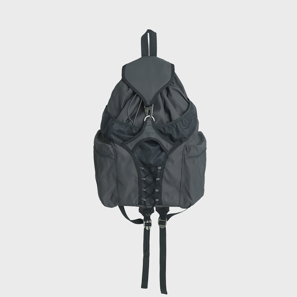 오호스 Reversible String Backpack / Charcoal - 위시버킷