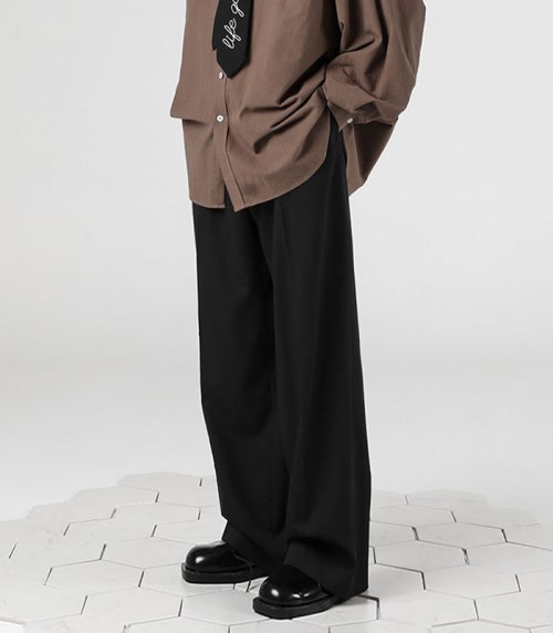 Jamie West Onetuck Wide Set-up Shorts - Black