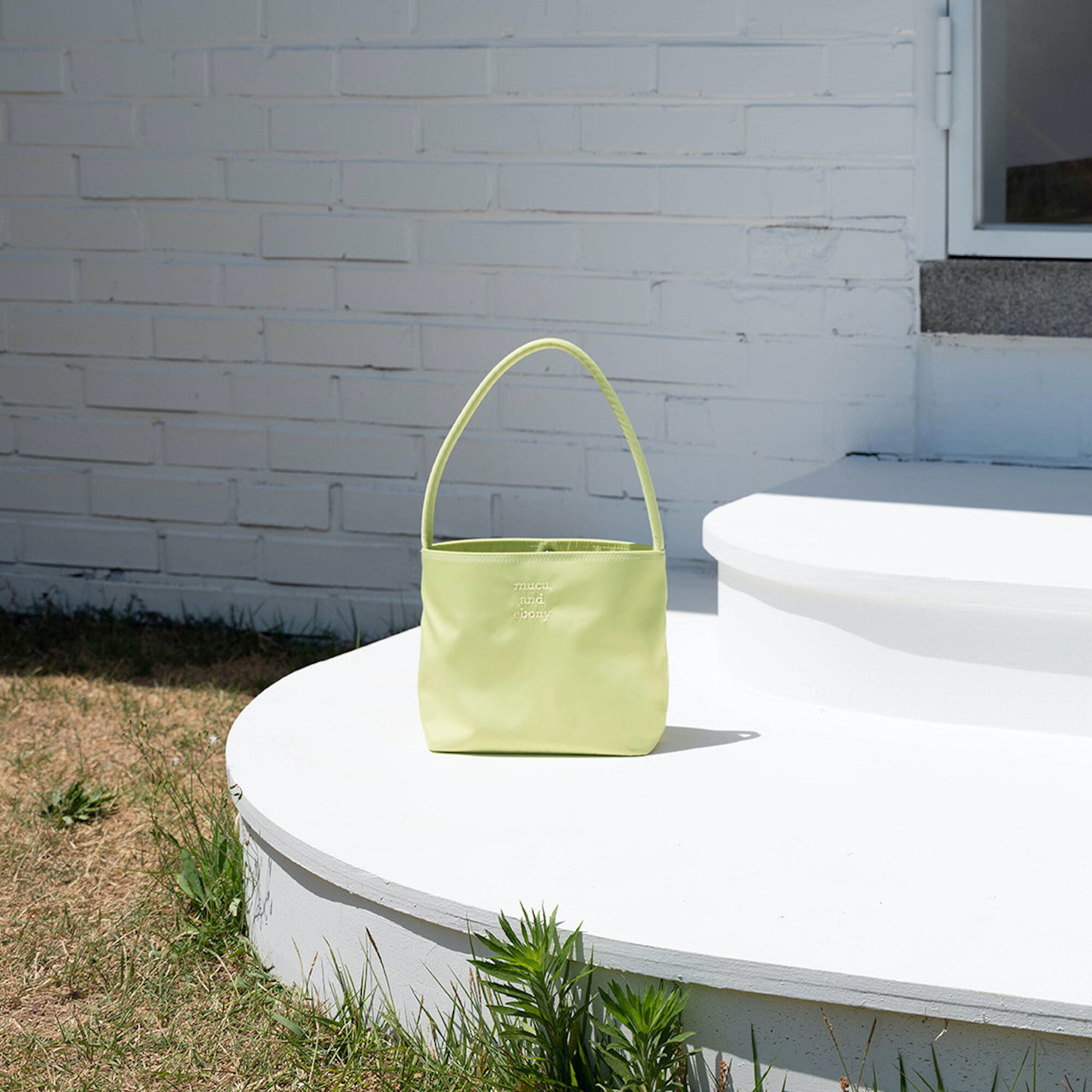 무쿠앤에보니 Nearest Bag _ Lime 위시버킷