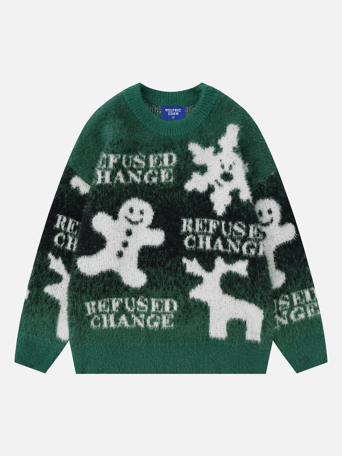 Aelfric Eden Cartoon Dog pullover heren gebreide trui dames trui lange
